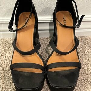 Torrid Women's Black Platform Sandals